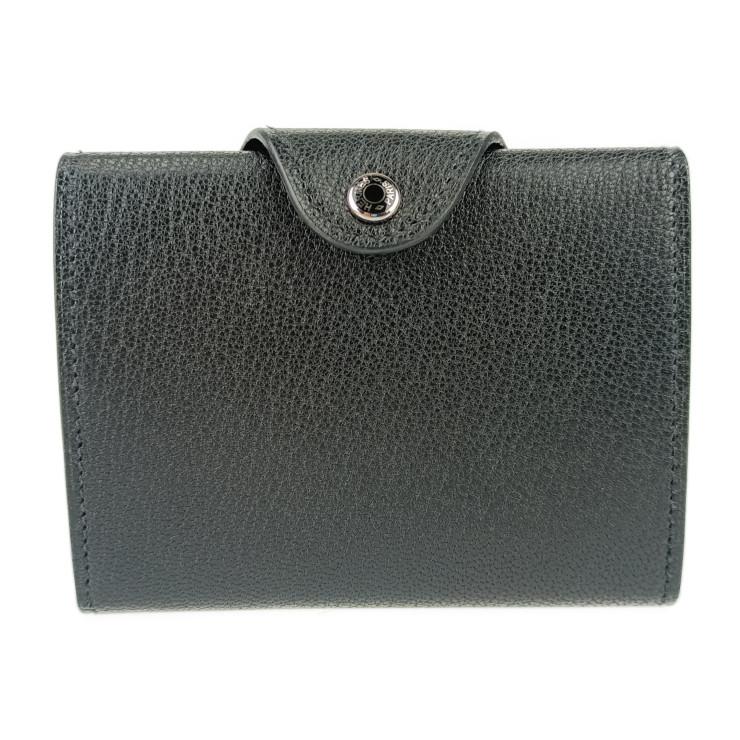 新古未使用展示品 HERMES エルメス ケース イリアード コンパクト H084500CK ブラック シルバー金具 CHEVRE CHAMKILA シェーヴル・シャムキラ レディース B刻印 小銭入れ【本物保証】 HERMES（エルメス） 新古未使用展示品 コインケース イリアード