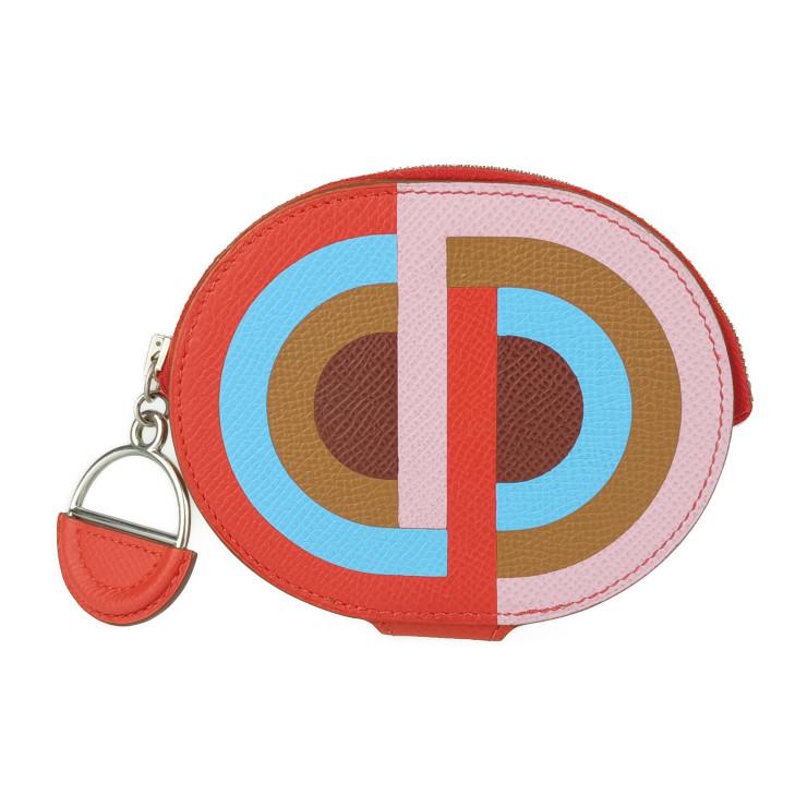 HERMES エルメス インザループ ケース ピンク系カラー 小銭入れ HERMES（エルメス） 超美品 小銭入れ カードケース インザループミニ