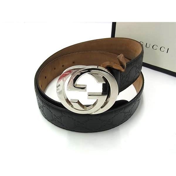 GUCCI（グッチ） ベルト インターロッキングG グッチシマ 411924