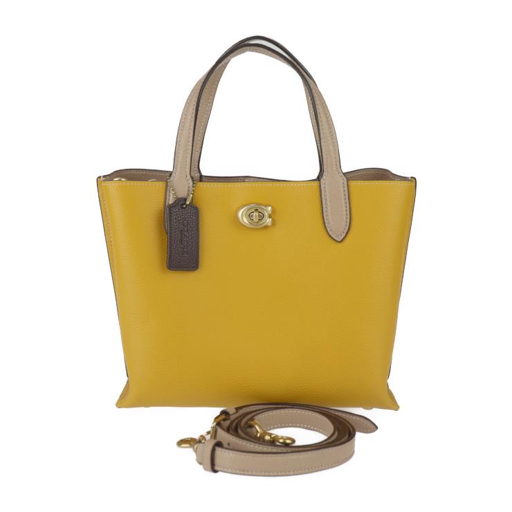COACH（コーチ） 超美品 ウィロウ トート 24 カラーブロック 