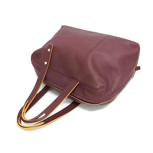 LOEWE（ロエベ） ハンドバッグ エルカノ レザー - ボルドー系【本物