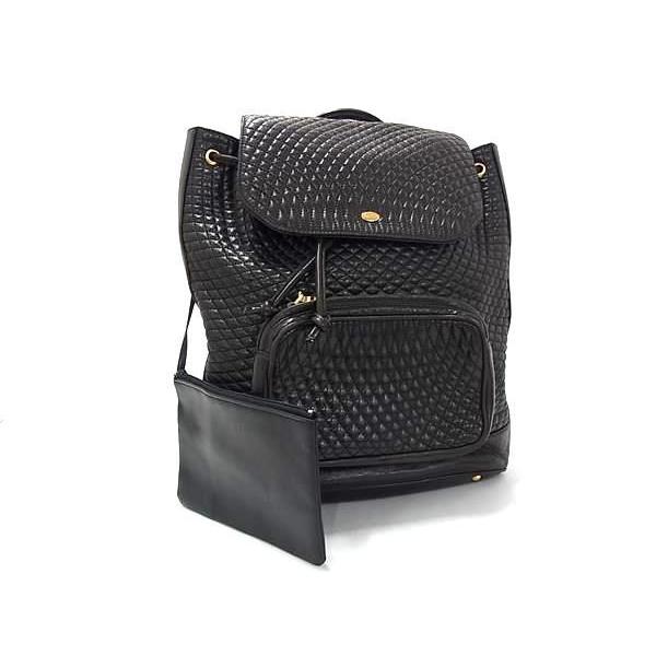 Bally（バリー） リュックサック レザー - キルティング 巾着 ゴールド 