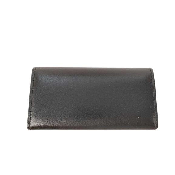 超美品 Cartier カルティエ キーケース パシャライン 4連キーケース L3000203 ブラック レザー【本物保証】