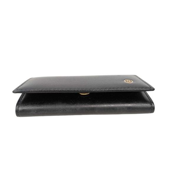 超美品 Cartier カルティエ キーケース パシャライン 4連キーケース L3000203 ブラック レザー【本物保証】