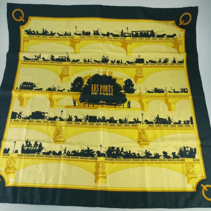 HERMES】エルメススカーフ LES PONTS DE PARIS パリの橋 メーカー直営