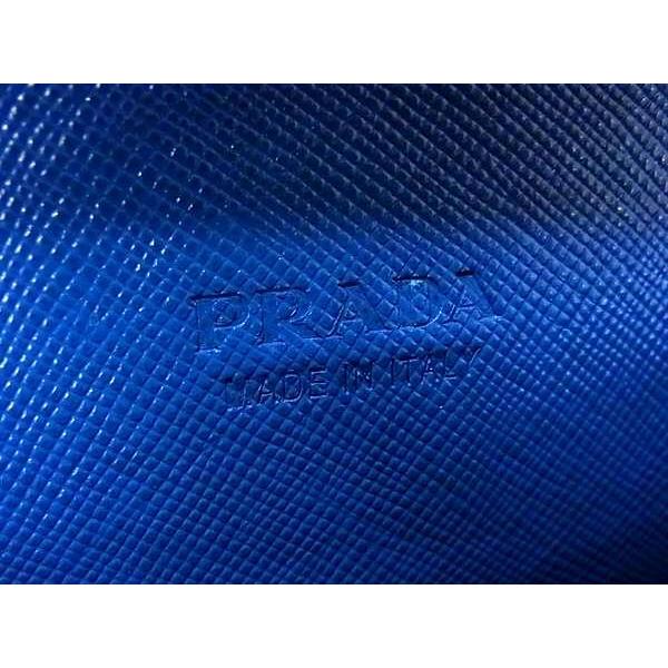 PRADA プラダ 財布 サフィアーノ 2ML220 ブルー レザー メンズ ラウンドファスナー 長財布【本物保証】 PRADA（プラダ） 財布 サフィアーノ レザー 2ML220 ラウンドファスナー