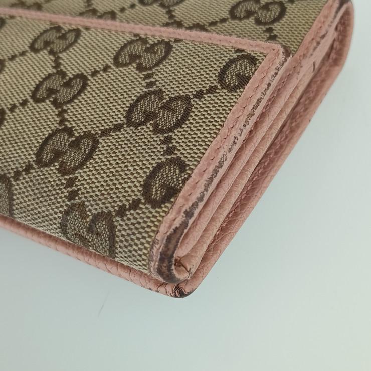 【専用ページ】GUCCI Wホック 長財布 GUCCI（グッチ） 財布 Wホック 二つ折り長財布 GGキャンバス×レザー