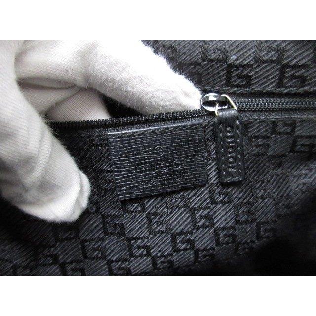 GUCCI（グッチ） ハンドバッグ Gロゴ キャンバス×レザー 001-5155
