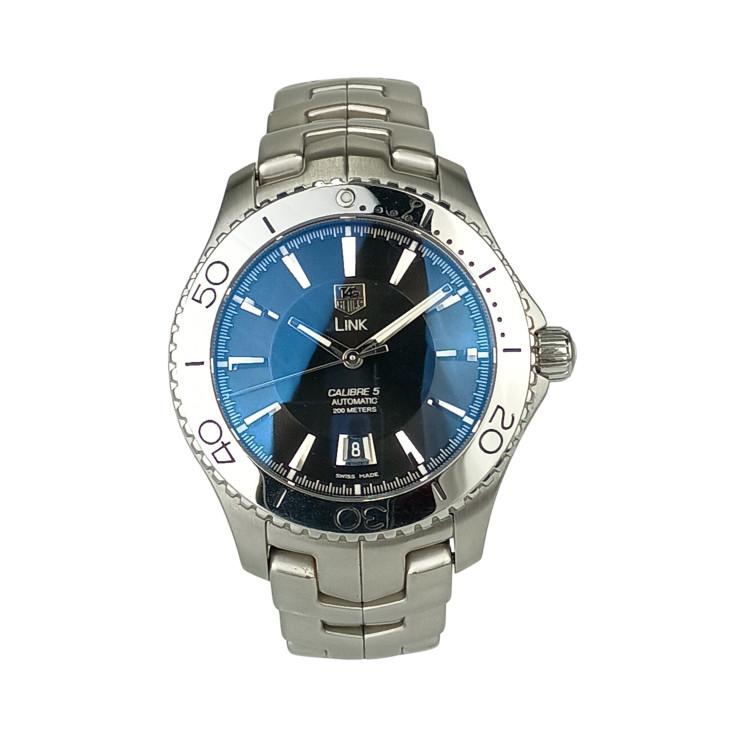 TAG HEUER（タグ・ホイヤー） 時計 リンクキャリバー5 SS SS WJ201A バックスケルトン ブラック文字盤 メンズ時計【本物 ...