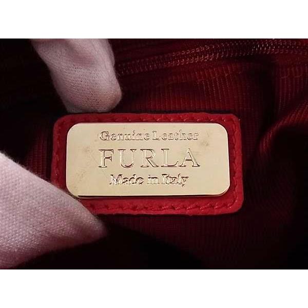 FURLA パイパー ショルダーバッグ トートバッグ 赤 FURLA（フルラ） ハンドバッグ パイパー レザー - ゴールド金具 レッド