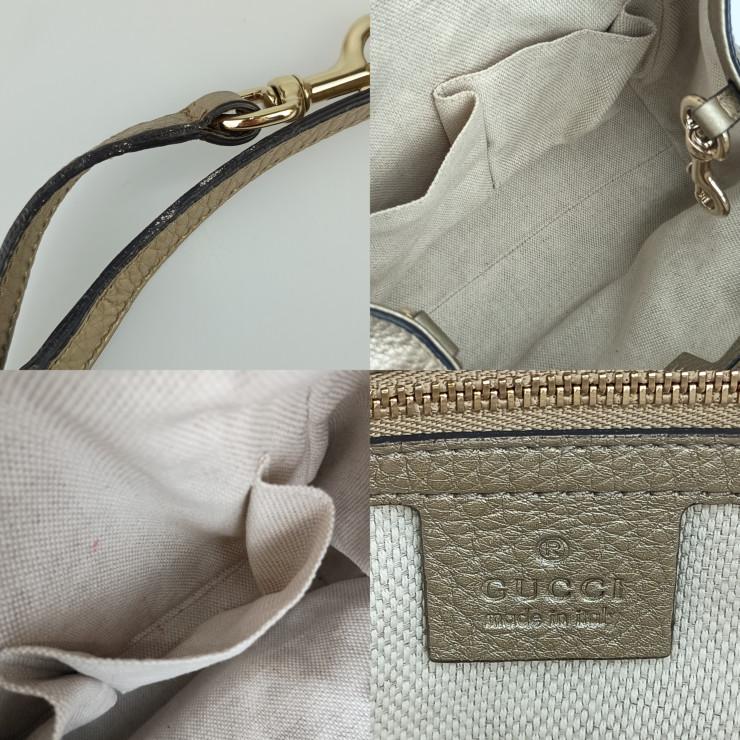 GUCCI（グッチ） ハンドバッグ インターロッキングG ソーホー 2WAY 