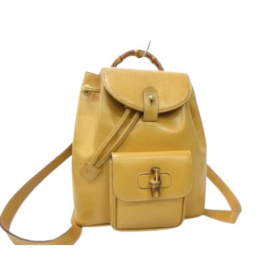 GUCCI（グッチ） リュックサック バンブー 003-2034-0030 ライト