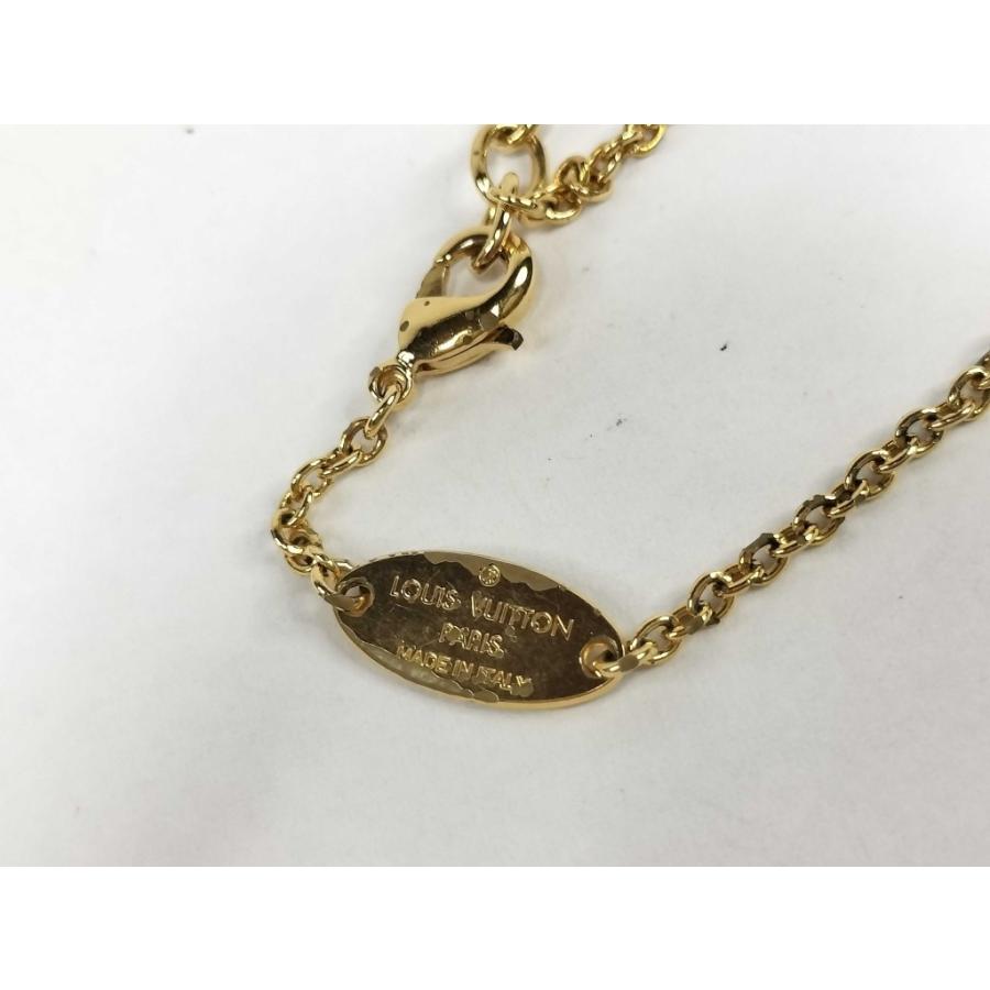 腕時計、アクセサリー ルイヴィトン ネックレス コリエ・L TO V メタル 