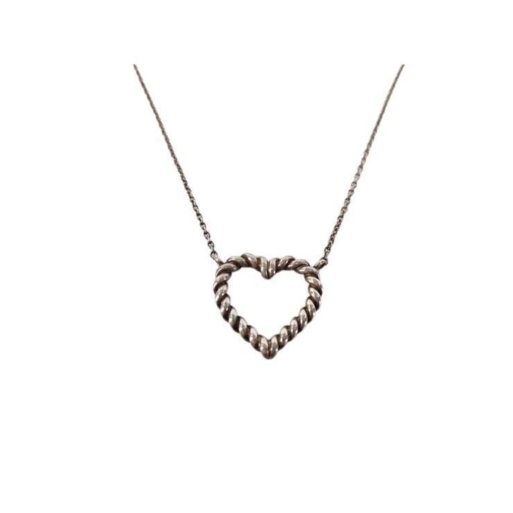 TIFFANY&Co.（ティファニー） ネックレス ハート ツイスト Ag925 