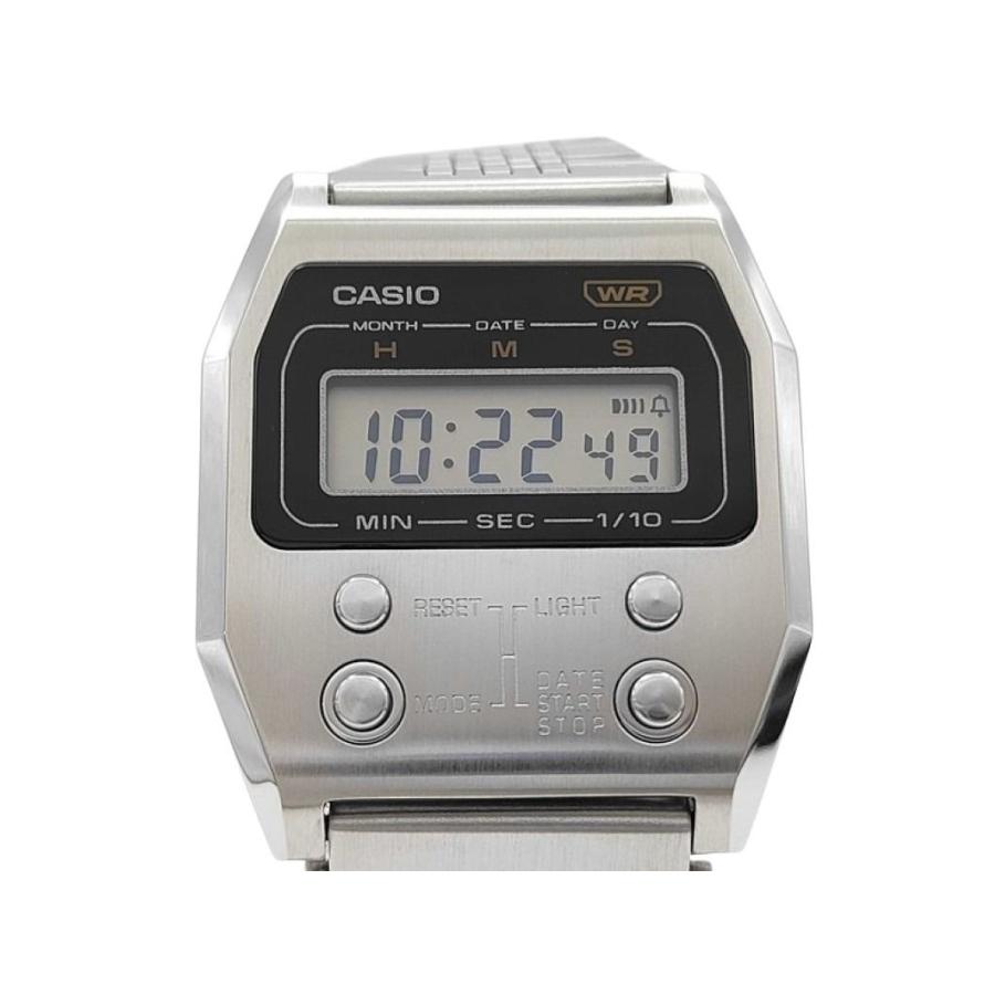 CASIO PREMIUM A1100D-1JF シルバー　中古 CASIO（カシオ） 時計 PREMIUMシリーズ A1100D-1JF ステンレススチール