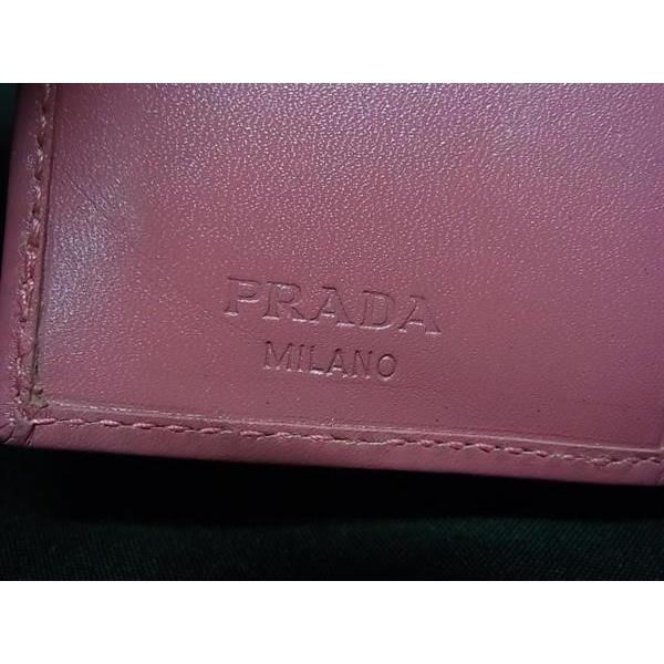 PRADA（プラダ） 二つ折り財布 ヴィテッロ ムーヴ Wホック財布 1M0523