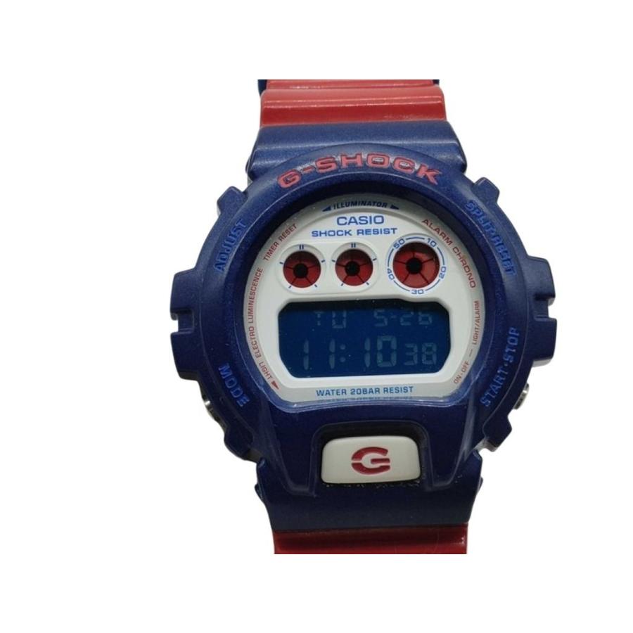 CASIO（カシオ） 時計 G-SHOCK DW-6900AC 樹脂 ホワイト ブルー レッド