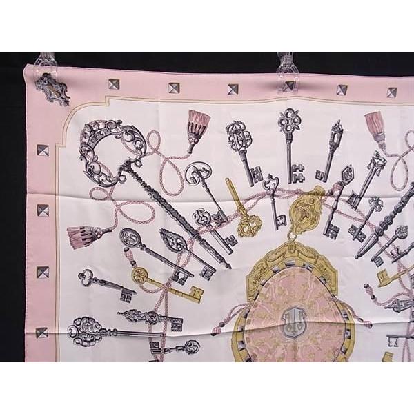 HERMES（エルメス） スカーフ カレ90 シルク100％ - LES CLES 鍵柄