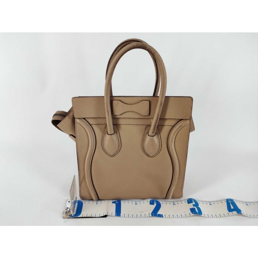 CELINE（セリーヌ） ハンドバッグ ラゲージ マイクロショッパー レザー 