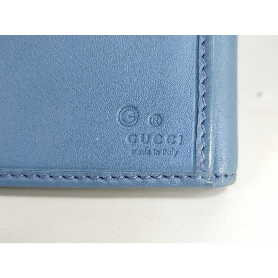 ✨美品✨グッチ 長財布 インターロッキングG レザー ターコイズブルー 付属品 GUCCI（グッチ） 長財布 インターロッキングG 231843 レザー ブルー系