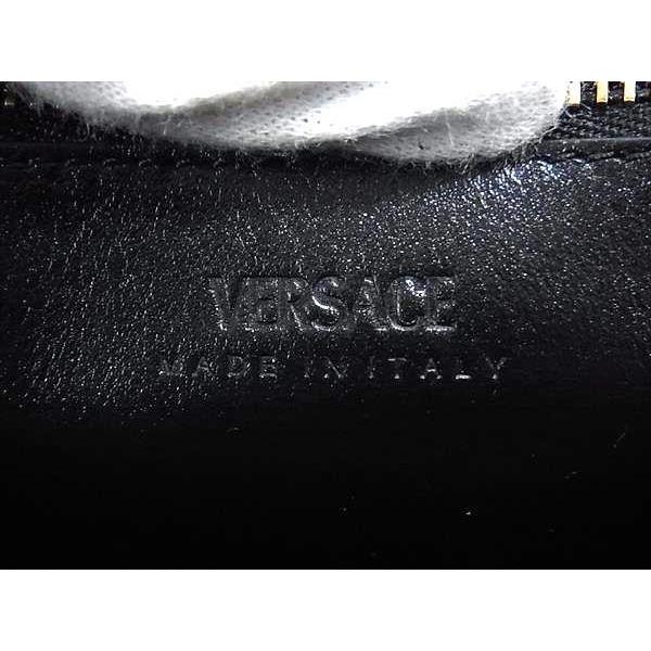 VERSACE（ヴェルサーチェ） ヴェルサーチ 財布 グレカ レザー