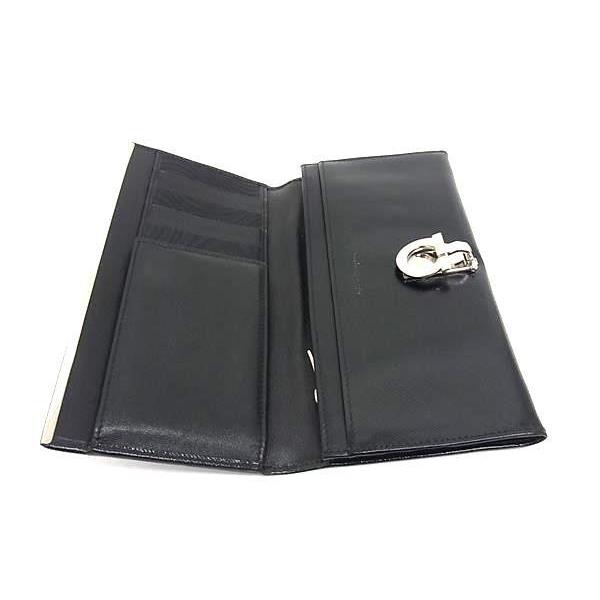 FERRAGAMO（フェラガモ） 長財布 ガンチーニ IK-22 4633 パテント 
