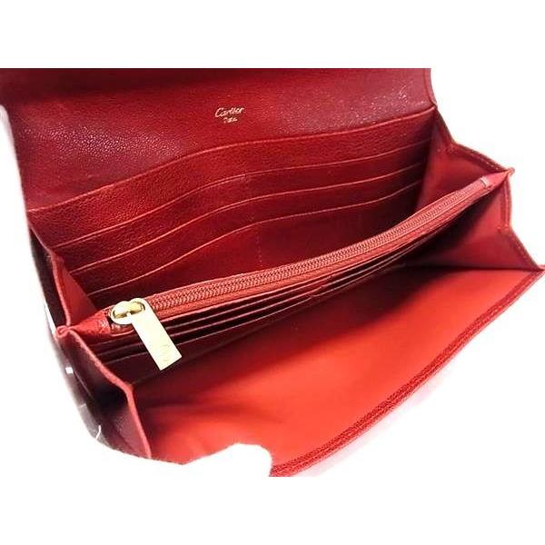 Cartier（カルティエ） 長財布 ラブコレクション レザー レッド系 美品 