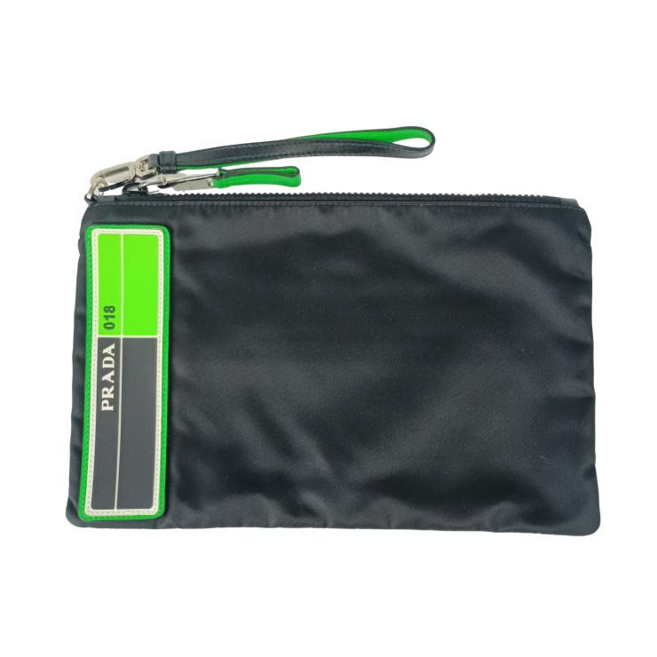 PRADA（プラダ） クラッチバッグ ポーチ 2NH006 ナイロン ラバー
