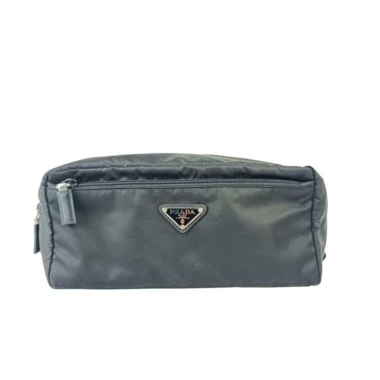 プラダ クラッチバッグ ポーチ 三角ロゴ ナイロン ブラック トライアングル PRADA（プラダ） クラッチバッグ トライアングルロゴ 2NA029 Re-Nylon