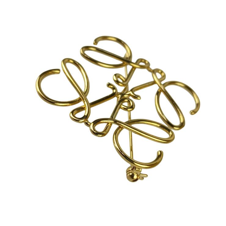 LOEWE アナグラムブローチ Anagram brooch カラーゴールド LOEWE（ロエベ） ブローチ ANAGRAM BROOCH アナグラム ブローチ メタル
