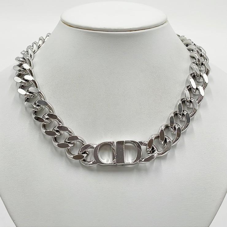 Christian Dior クリスチャンディオール ネックレス チェーンリンク N1097HOMMT シルバー メタル メンズ CDロゴ【本物保証】 Christian Dior（クリスチャン・ディオール） ネックレス チェーン