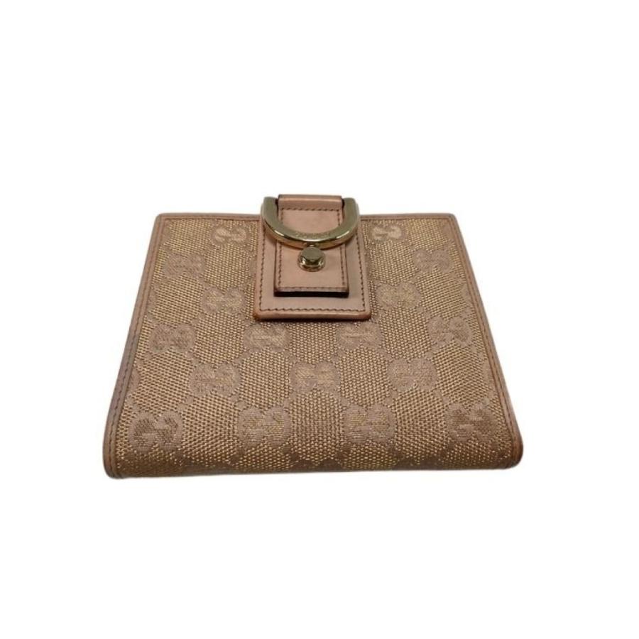 GUCCI（グッチ） 二つ折り財布 GGキャンバス 154255 キャンバス レザー 