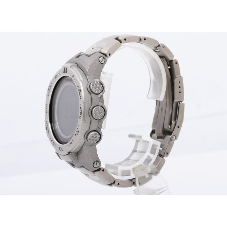 プロトレック PRW-3100T-7JF チタンバンド PRO TREK CASIO（カシオ） 時計 プロトレック トリプルセンサー スリムライン