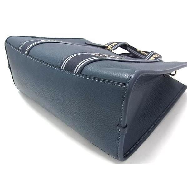 COACH（コーチ） ハンドバッグ スミス レザー CBM10 2WAY ブルー系