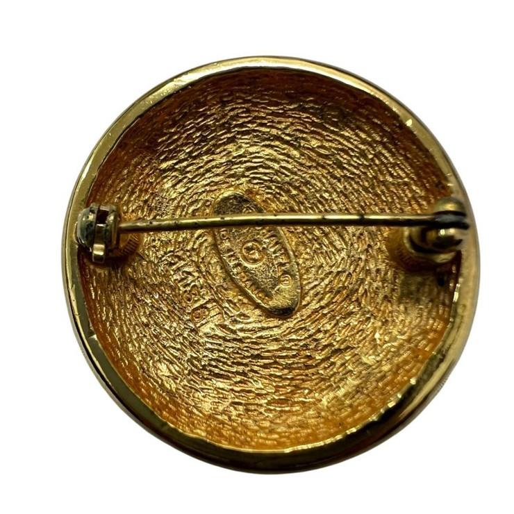 CHANEL（シャネル） ブローチ ココマーク メタル ゴールド系 美品 