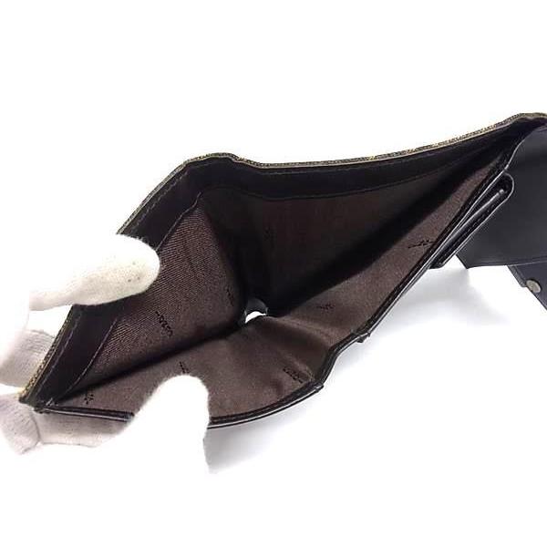 FENDI フェンディ 三つ折り 財布 ズッカ 8M0023 ブラウン系 キャンバス レザー ユニセックス 美品 FENDI（フェンディ） 三つ折り 財布 ズッカ 8M0023 キャンバス レザー