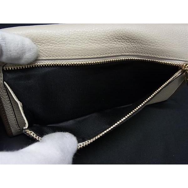 LOEWE（ロエベ） 長財布 アマソナ レザー ベージュ系 美品 