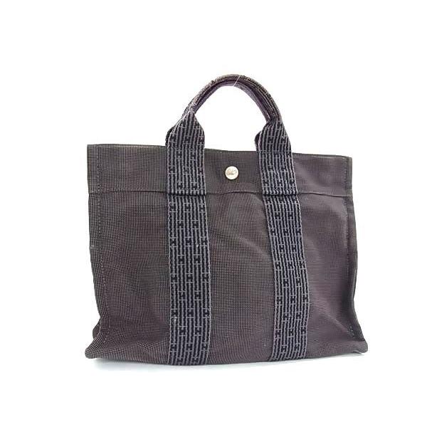 HERMES（エルメス） ハンドバッグ エールライン トートPM キャンバス