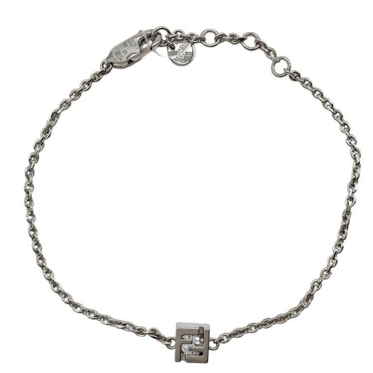 FENDI（フェンディ） ブレスレット メタル シルバー系 美品