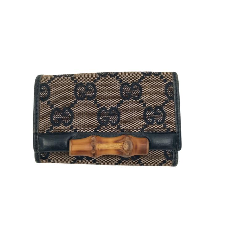GUCCI（グッチ） キーケース バンブー 112552.2149 GGキャンバス 