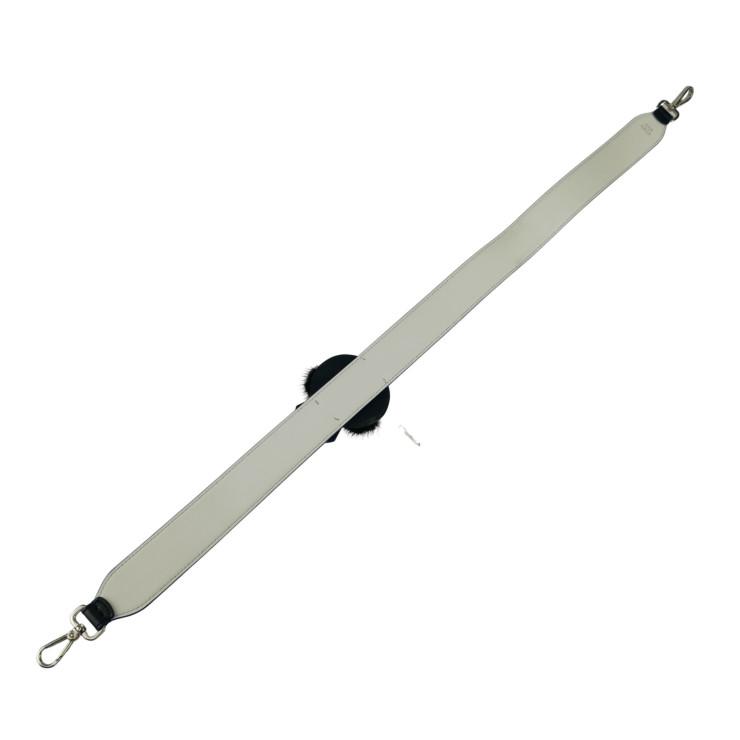フェンディ ストラップ STRAP YOU KARLITO ストラップ ユー カーリト 8AV077 5R7 レザー ファー - ブラック系 美【本物保証】_2