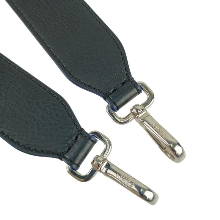 フェンディ ストラップ STRAP YOU KARLITO ストラップ ユー カーリト 8AV077 5R7 レザー ファー - ブラック系 美【本物保証】_6
