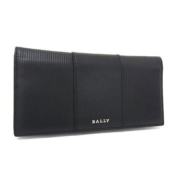 ✨️未使用✨️ BALLY バリー カーフレザー 二つ折り 長財布 ブラック Bally（バリー） 財布 - レザー - 二つ折り 長財布 ブラック ロング