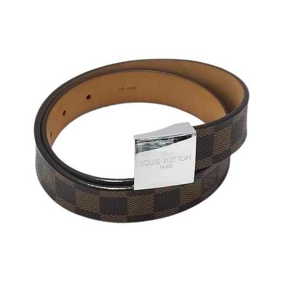 LOUIS VUITTON サンチュール キャレ ダミエ エベヌ M6803 LOUIS VUITTON（ルイ・ヴィトン） ベルト ダミエ サンチュール キャレ