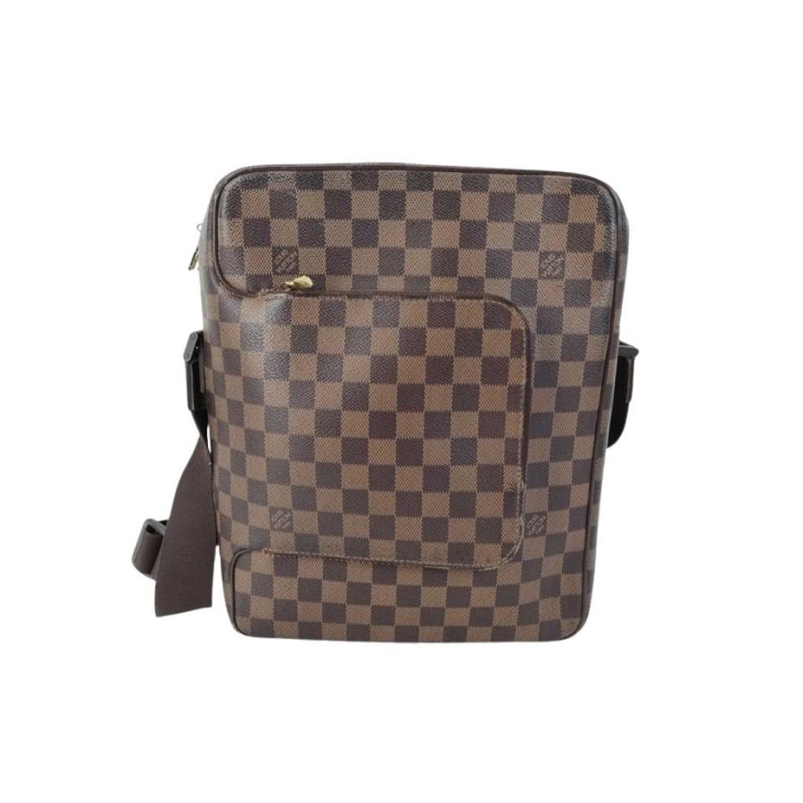 LOUIS VUITTON ルイヴィトン ショルダーバッグ オラフGM N41440 エベヌ（ブラウン）系 ダミエ メンズ 美品 LOUIS VUITTON（ルイ・ヴィトン） ショルダーバッグ オラフGM N41440