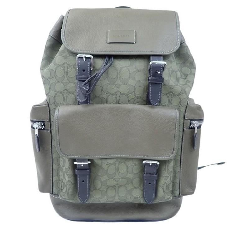 【kei出品】COACH シグネチャーキャンバス × レザーリュック COACH（コーチ） リュックサック シグネチャー CE523 キャンバス