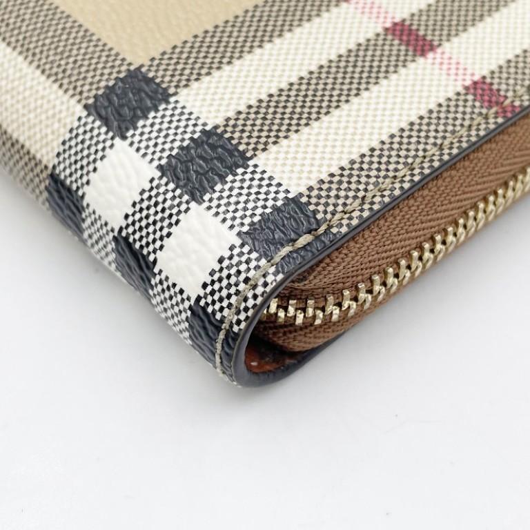 BURBERRY（バーバリー） 長財布 ノバチェック 8070598 PVC レザー 