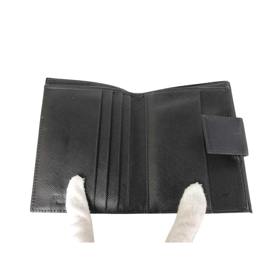 PRADA（プラダ） 財布 トライアングルロゴ ナイロン - Wホック 二