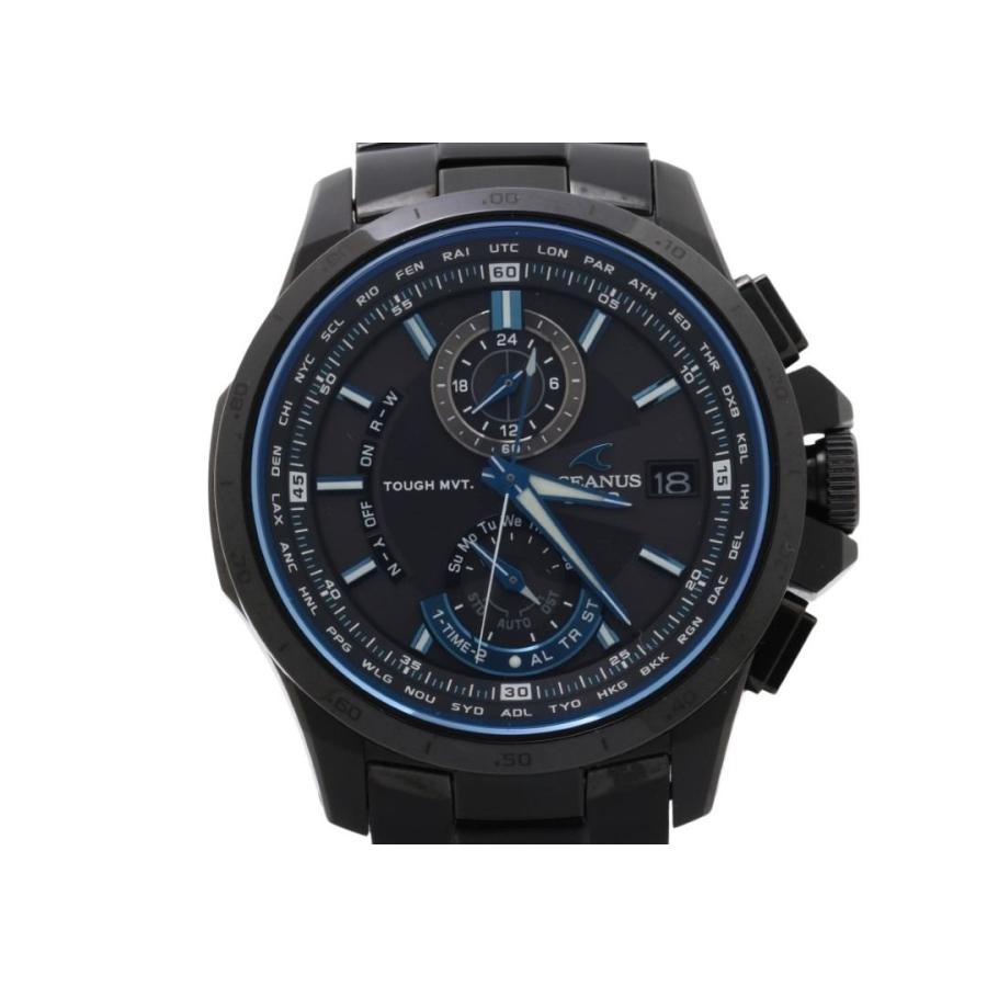 CASIO カシオ 腕時計 OCEANUS オシアナス OCW-T1000B-1AJF ブラック系 チタン メンズ アナログ 美品 CASIO（カシオ） 腕時計 OCEANUS オシアナス OCW-T1000B-1AJF チタン