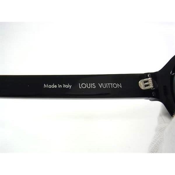 LOUIS VUITTON ルイヴィトン サングラス LV グライド ラウンド Z1784E ブラック系 アセテート メタル メンズ 美品 LOUIS VUITTON（ルイ・ヴィトン） サングラス LV グライド ラウンド